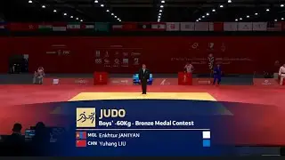 🥉-60Kg Bronze Medal Match | 🇲🇳 Enkhtur JAMIYAN vs 🇨🇳 Yuhang LIU | 3rd Asian Youth Games 2025