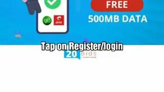 How To Get Etisalat, Glo,Airtel, MTN Free Data On 20BIDS app