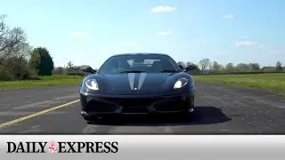 Inside supercar showroom located at working airport