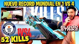 Nuevo RECORD MUNDIAL en CELULAR con 52 KILLS en BLOODSTRIKE! - INCREIBLE SOLO vs SQUAD!