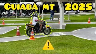 PROVA de MOTO no DETRAN de CUIBÁ MT