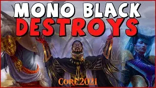 BEST LIFEGAIN DECK IN CORE SET 2021! Vito's Mono Black Devotion Combo Deck Guide MTG Arena