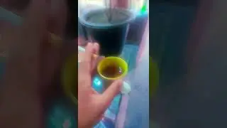 green tea & cigarette