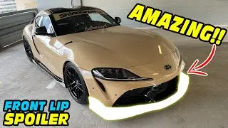 $250 Front lip Spoiler MK5 SUPRA Maxton Design V1 Ground Effects Part 3