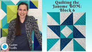 How to Quilt Rainbow BOM Block 6 - Quilt Maker Pro 20 With Joanna Marsh