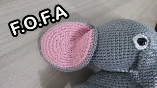 Orelha dupla face para seu amigurumi: sem costura e emenda aparente