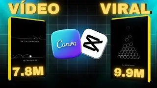 Como Criar Vídeos MINIMALISTAS sem Nenhuma Habilidade de ANIMAÇÃO - CAPCUT/CANVA