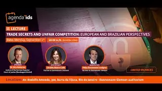 Agenda IDS - Trade secrets and unfair competition (Dr J&ouml;rn Feddersen)