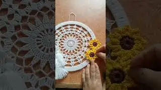 wow super amazing crochet dream catcher #shorts #shortvideo