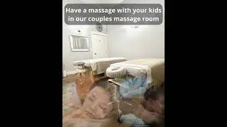 My Haven Massage in Couples Room With Kids #calgarymassage #couplesmassasge  #massage #yyc