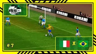 ISS Pro Evolution 3: 2000/2001 (PS1) Copa do Mundo #7 It&aacute;lia x Brasil | FINAL
