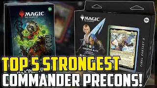 Top 5 STRONGEST Commander Precons! (You Can Buy Right Now!)