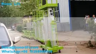 Single mast Aluminum Alloy Lift Platform