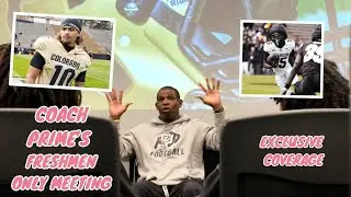 EXCLUSIVE - Show Me Something! Coach Prime Keeps It Real With His Colorado Freshmen 