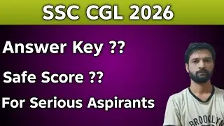 SSC CGL 2025|Answer key update|SSC CGL Tier 2 Safe Score|SSC CGL Tier 2 Exam #ssc #ssccgl