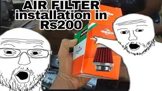 RS200 Air Filter Installation 🔥 | Performance Boost Mod | Step-by-Step Guide