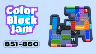 Color Block Jam Level 851-860 | No Commentary, No Music | Android Gameplay