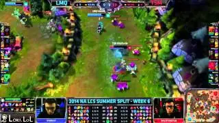 2014 Summer LCS Week 6 Highlights