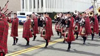 GOVERNOR LIVINGSTON HIGH SCHOOL HIGHLANDER PIPE & DRUM @ 2017 UNION SAINT PATRICK's DAY PARADE