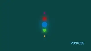 Making a Vertical Animated Circles as Loading Page