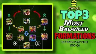 TOP 3 MOST BALANCED FORMATIONS IN eFootball 🔥| BEST FORMATION efootball 2024 | Ronogaming