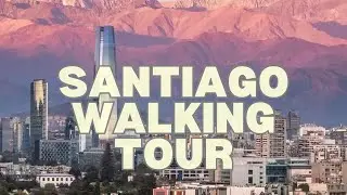 I Explored Downtown Santiago Chile on Foot! Walking Tour of Santa Lucia, Plaza de Armas & More
