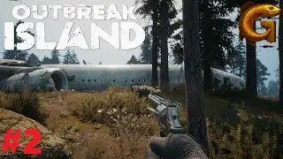 Scierie, avion de ligne et 1ers outils ! Outbreak Island ! Let'splay/Gameplay 2025 FR #2