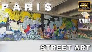 【4K】🇫🇷Paris,France Amazing Street Art》Boulevard du Général d'Armée Jean Simon 2021