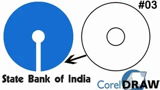Corel Draw me SBI ka Logo kese Banaye | How Make SBI Logo in CorelDRAW #CorelDraw Design 03