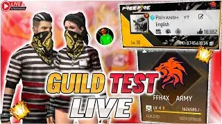 🔴LIVE GUILD TESTING AND PLAY CUSTOM ROOMS WITH SUBSCRIBES #FREEFIREMAXLIVE #LIVEMOBILEGAMING