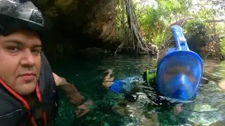 Gran Cenote- Swimming and Exploring