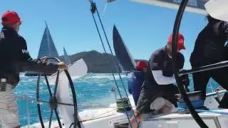 Start line: Hamilton Island Race Week on 'Merit'