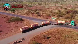 Quad Road Train City around Audski Roadhouse - A Look Back in Trucking
