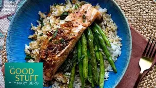 Mary's Leftover Rice Roasted Salmon Dinner | The Good Stuff with Mary Berg