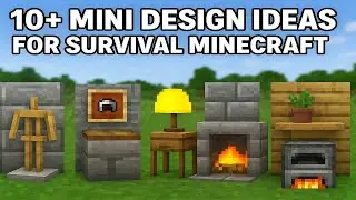 10+ Mini Design Ideas for Survival Minecraft