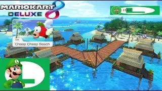 Mario Kart 8 Deluxe DS Cheep Cheep Beach (Luigi)
