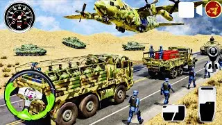 Us Army Truck & Jeep Driving 3d 2025 - Army Vehicles Simulator Game - Android Gameplay 