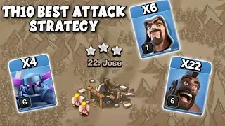 TH10 Pekka + Hog Riders Attack Strategy 2022 |&nbsp;Best TH10 War Attack Strategy Clash Of Clans - COC