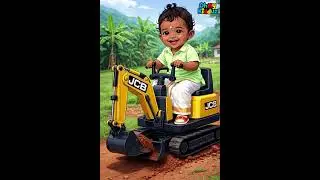 മുണ്ടു കുത്തി JCB ഓടിക്കുന്ന കുഞ്ഞൻ 😍🚜 | Cute Baby Short#Shorts#CuteBaby#JCB#KidsVideo#OhMyKidduz