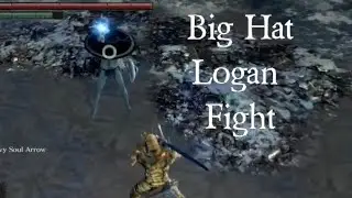 Big Hat Logan Fight - White Dragon Breath Sorcery and More - DARK SOULS REMASTERED (#DarkSouls)