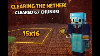 🛑LIVE 🛑 Massive Nether Project (67/240 Chunks Done)