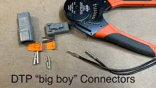 Deutsch DTP #12 12 AWG connector set (male & female)