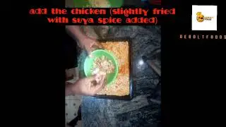 Chicken-suya pizza 🍕