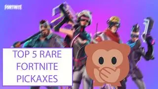 TOP 5 BLUE (rare) FORTNITE PICKAXES!