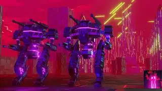 ROBOWAR - Game Concept - Blender Animation 3D CGI Music Video