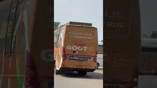 Gogte&rsquo;s Veera V7 | Ashok Leyland BS4 | AC Sleeper | Filmed at Madgoan Bus Stand GOA #shorts #short
