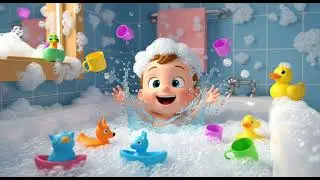 The Daily Bath song Splashy Bubble Fun Clean Time Rhymes Ep15