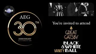 Great Gatsby Black & White Vanity Ball AE 30 Anniversary Gala Coming 2025