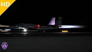 U.S. Air Force F-15E Wing Conducts Night Operations at RAF Lakenheath