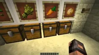 Автоматическая ферма пшеницы, картофеля и моркови для Minecraft